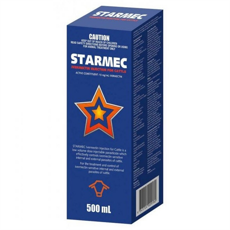 Starmec Ivermectin Cattle Injection 500ml