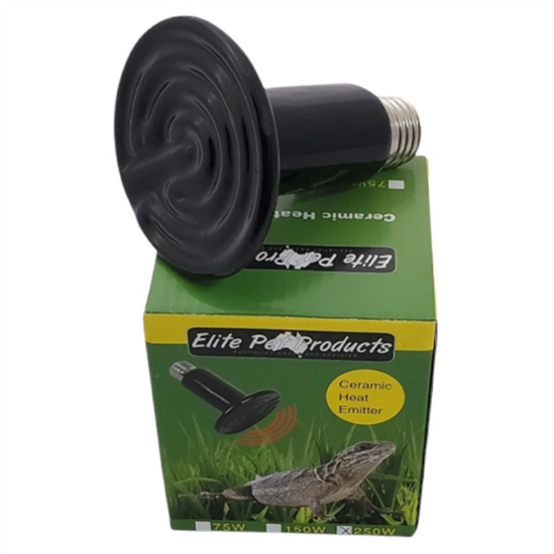 Elite Black Ceramic Heat Emitter