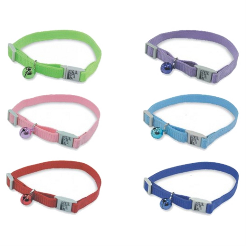 Elite Nylon Adjustable Cat Collar with Bell 30cm