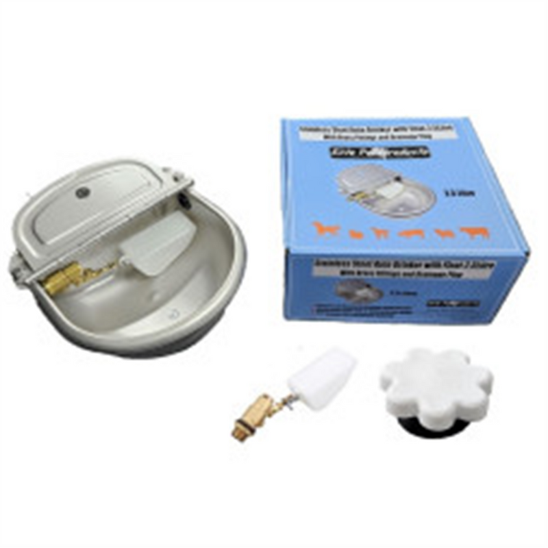 Elite Stainless Steel Auto Drinker w/ Brass Fittings and Drainage Plug 2.5L