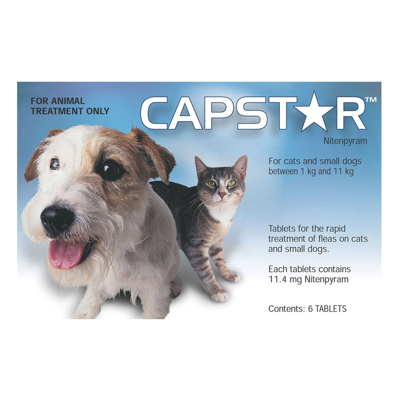 Capstar Flea Tablets for Cats and Small Dogs 6pk