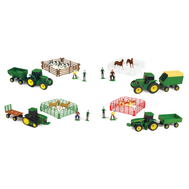 John Deere Mini Farm Toy Set 10pc