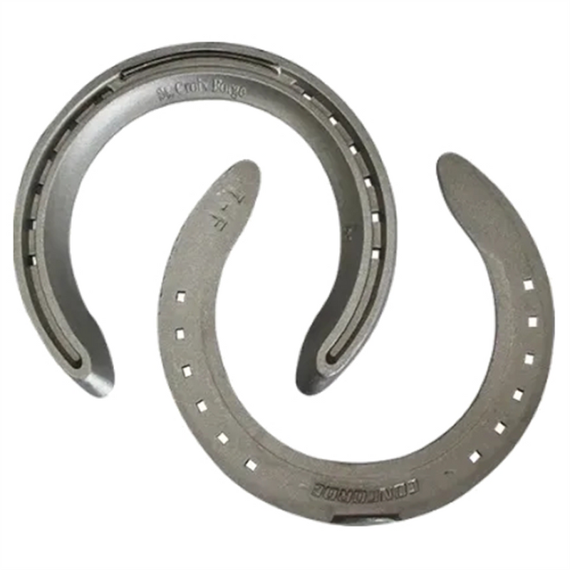 Concorde Front Toe-Clip 2° Wedge Aluminium Horseshoes Size 6