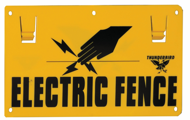 Thunderbird Double Sided Fence Signs