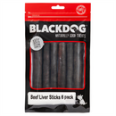 Blackdog Beef Liver Stick Dog Treats 6pk