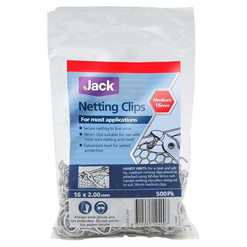 Jack Netting Clips 500pk