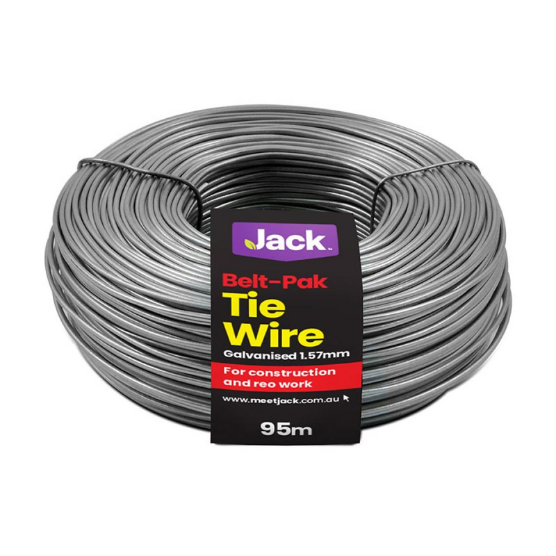 Whites Jack Belt-Pak Tie Wire Galvanised 1.57mm