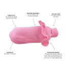 Huskimo Frill Knit Jumper Bubblegum Pink Dog Coat