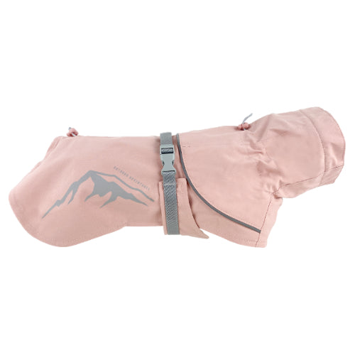 Huskimo Peak Dog Raincoat Dusty Pink