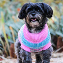 Huskimo Ski Lodge Jumper Pink Dog Coat