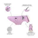 Huskimo Surfer Mauve Dog Coat