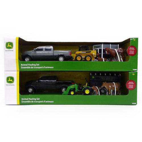 John Deere 1:32 Animal Hauling Toy Set