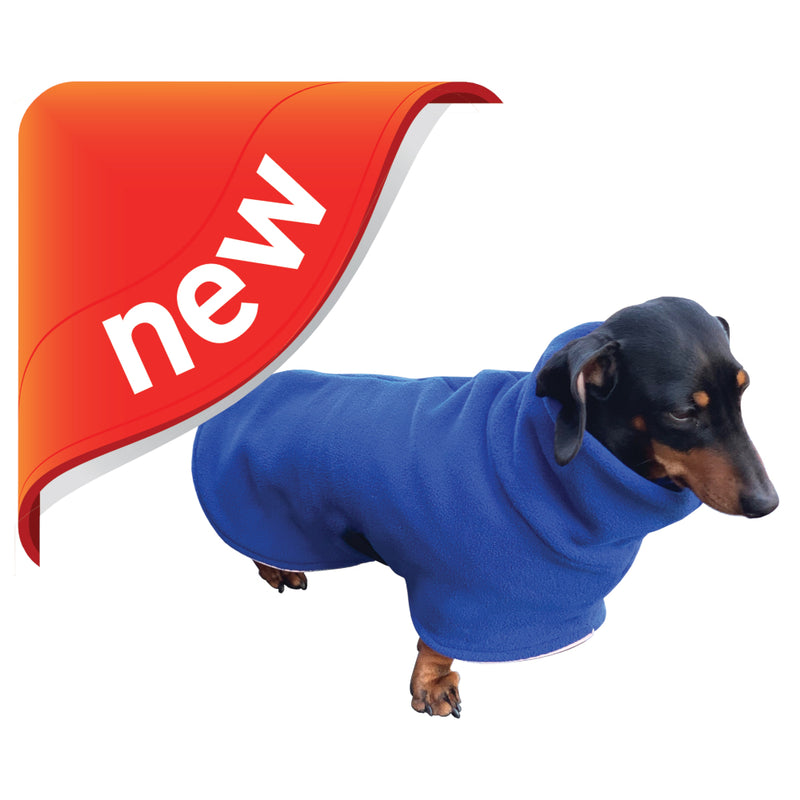 K9 Homes Long Neck Dachshund Blue Dog Coat
