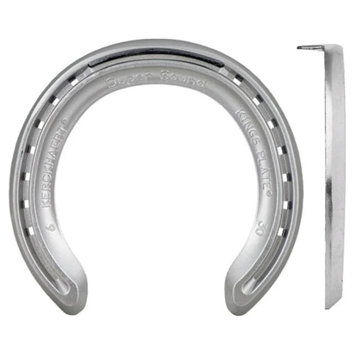 Kerckhaert Super Sound Front Toe-Clip Aluminium Horseshoes Size 7.5