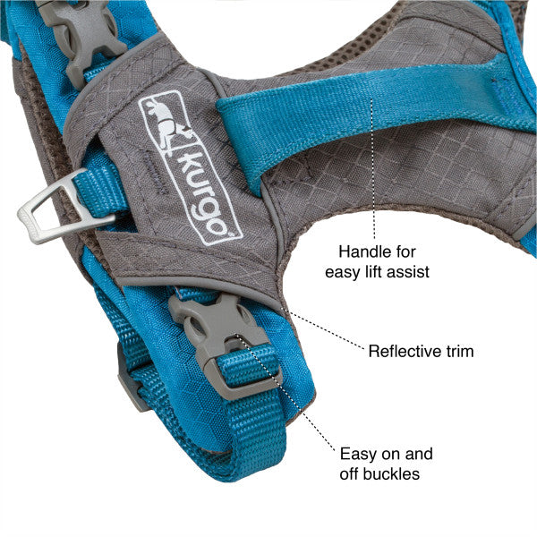 Kurgo Journey Air Dog Harness Blue