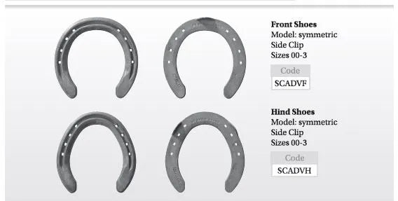 New Zealand Concave Hind Toe-Clip Horseshoes