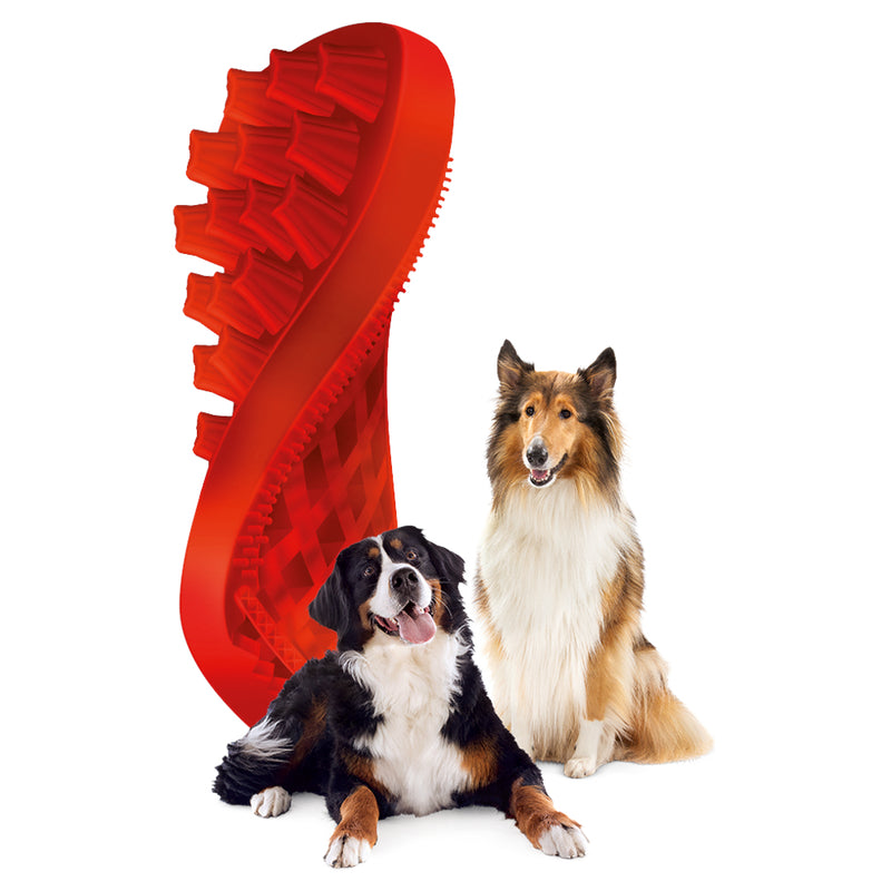 Pet+Me Pet Brush Firm Red