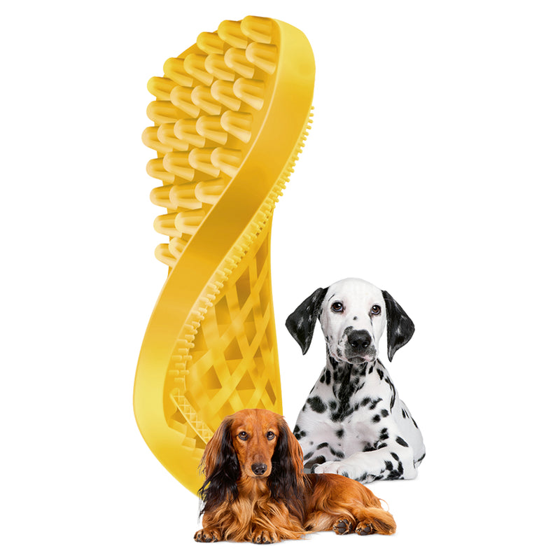 Pet+Me Pet Brush Medium Yellow