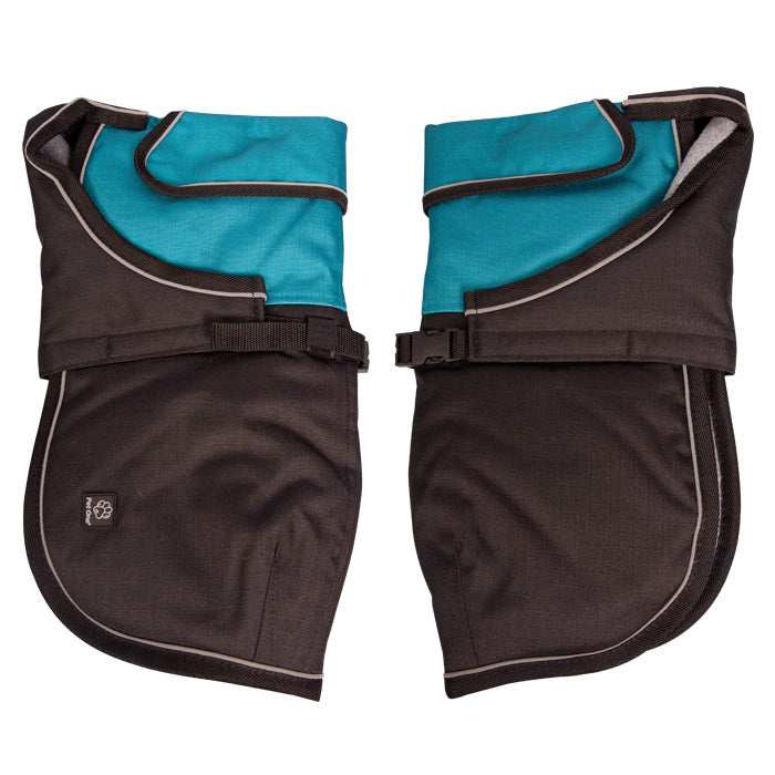 Pet One Heavy Duty Blizzard Dog Coat Teal/Black