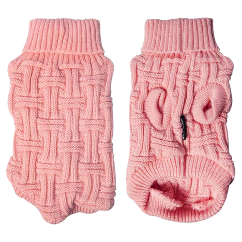 Pet One KomfyKnit Icelandic Dog Coat Pink