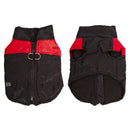 Pet One Doggy Parka with D Ring Red/Black