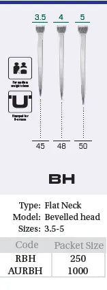 Rifle BH Horseshoe Nails Size 3.5 1250pk