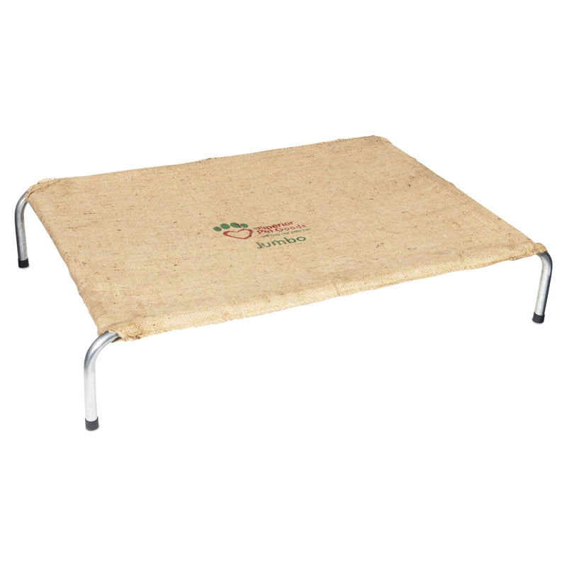 Superior Raised Dog Bed Hessian