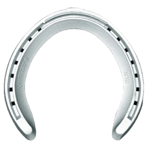 Victory EC Queen Hind Side-Clip Aluminium Horseshoes Size 8