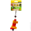 Pet One Veggie Wood Chew Hanging Cheese Blocks