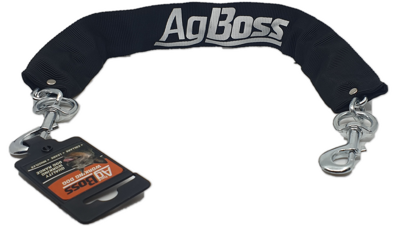Agboss Dog Ute Chain with Snap Hooks 4mm x 500mm - Raymonds Warehouse