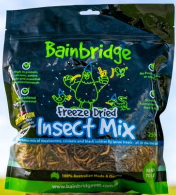 Bainbridge Freeze Dried Insect Mix 250g - Raymonds Warehouse