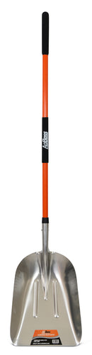 AgBoss Aluminium Grain Shovel Long Fibreglass Handle - Raymonds Warehouse