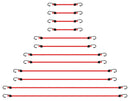 Bainbridge Assorted Bungee Luggage Straps 12pk