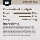 Black Hawk Working Dog Adult Lamb & Beef Dog Food