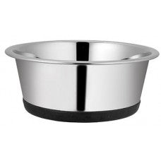 Elite Stainless Steel Pet Bowl with Rubber Base 946ml - Raymonds Warehouse