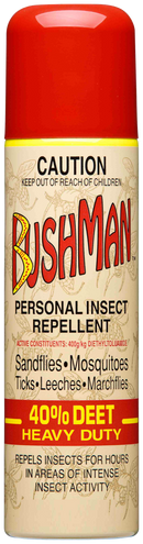 AgBoss Bushman Aerosol - 40% Deet (130g) - Raymonds Warehouse