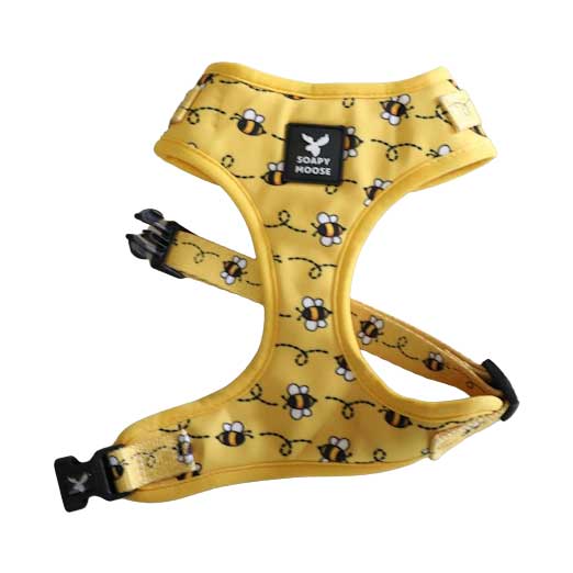 Soapy Moose Busy Bee Adjustable Dog Harness