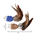 KONG Naturals Crinkle Fish Cat Toy