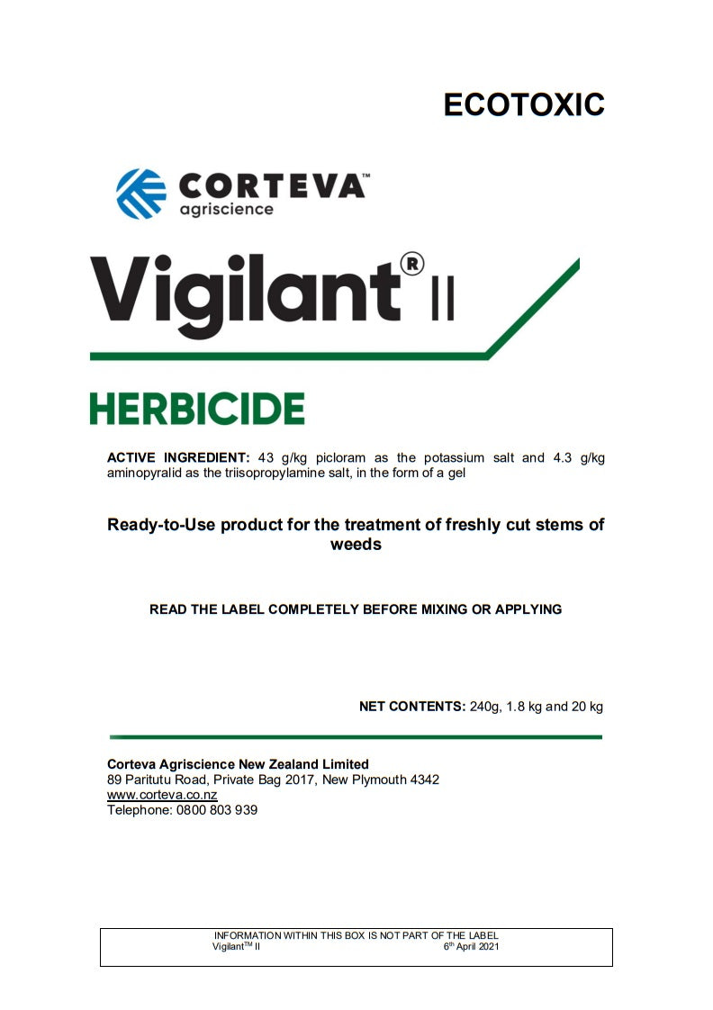 Corteva Vigilant II Herbicide Gel