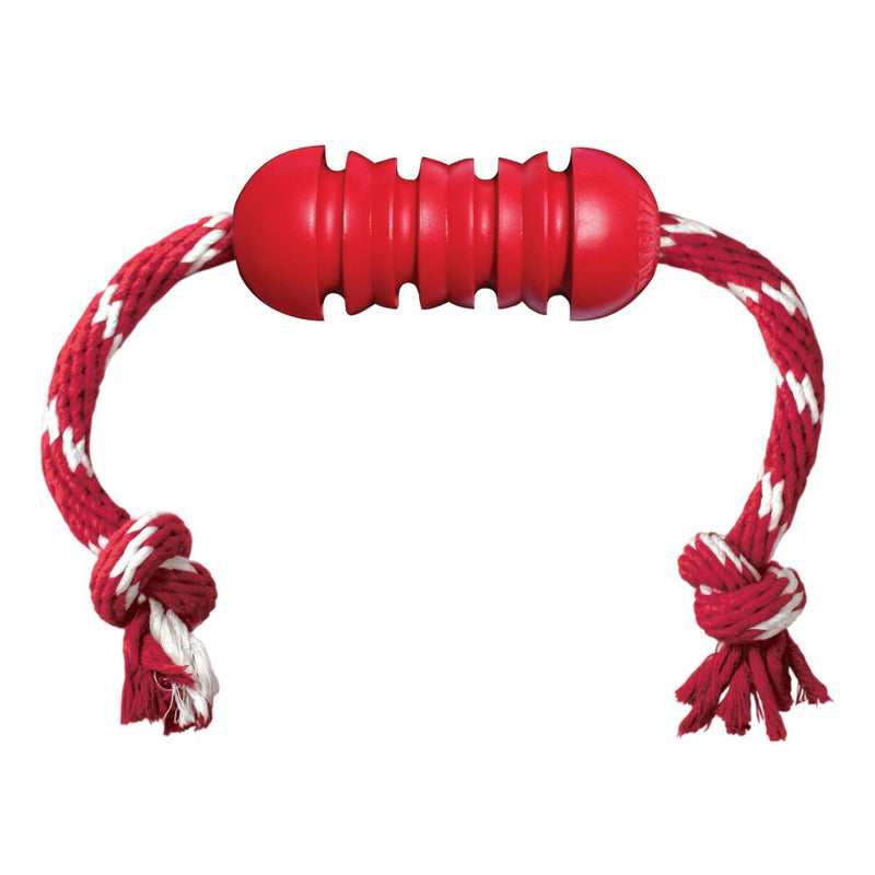 KONG Dental with Rope Dog Toy