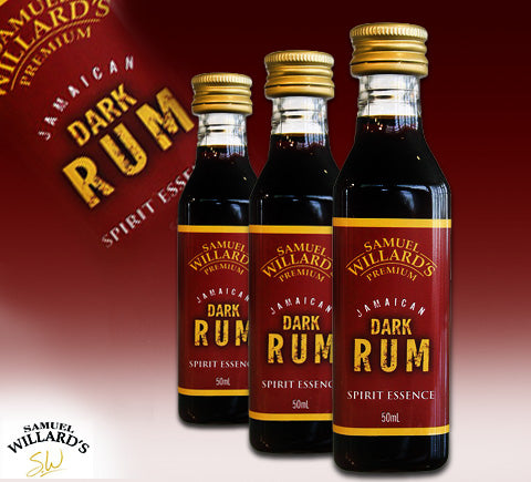 Samuel Willard's Premium Jamaican Dark Rum Spirit Essence 50ml