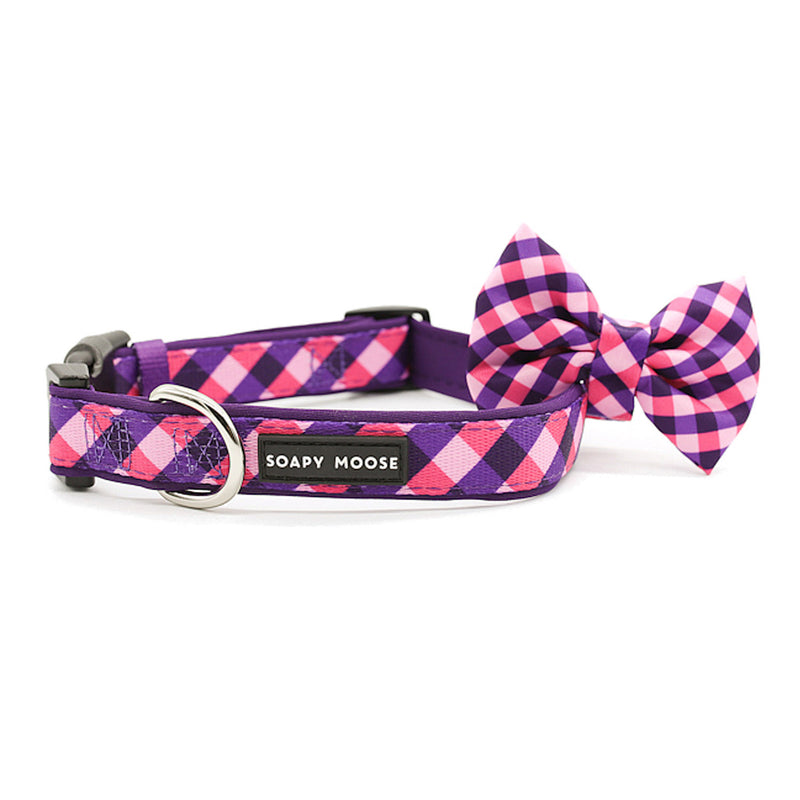 Soapy Moose Fashionista Dog Collar with Bow Tie