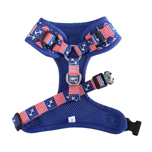 Soapy Moose Hello Sailor Adjustable Dog Harness