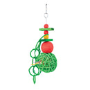 Kazoo Christmas Wicker Balls with Rings