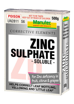 Manutec Zinc Sulphate - Raymonds Warehouse