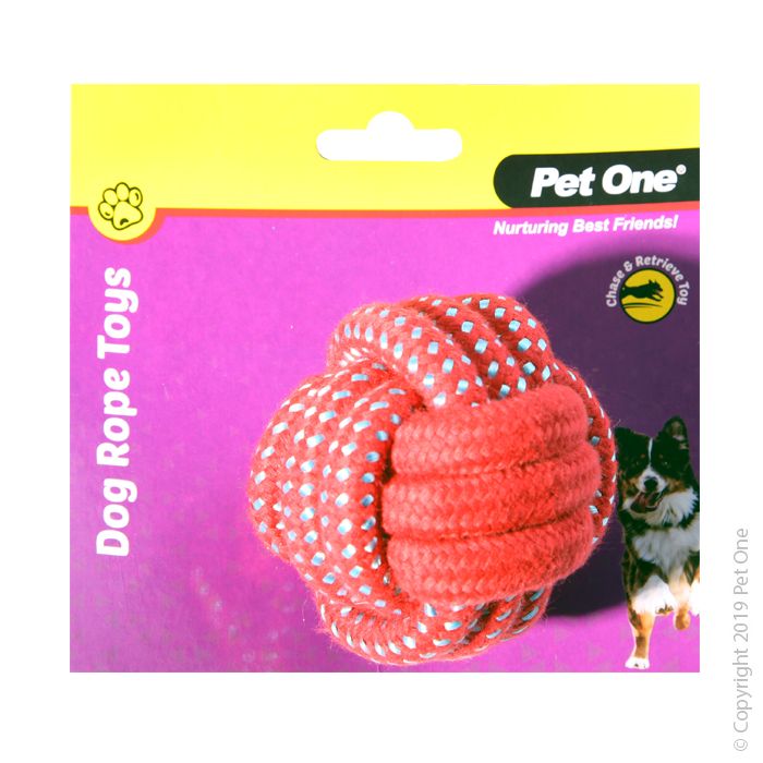 Pet One Rope Ball | Raymonds Warehouse