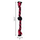 KONG Signature Rope Dual Knot with Ball Dog Toy