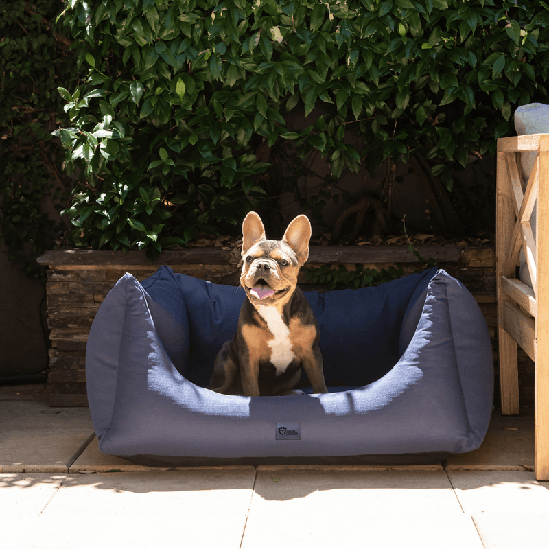 Superior High Side Hideout Bondi Blue Ortho Dog Bed