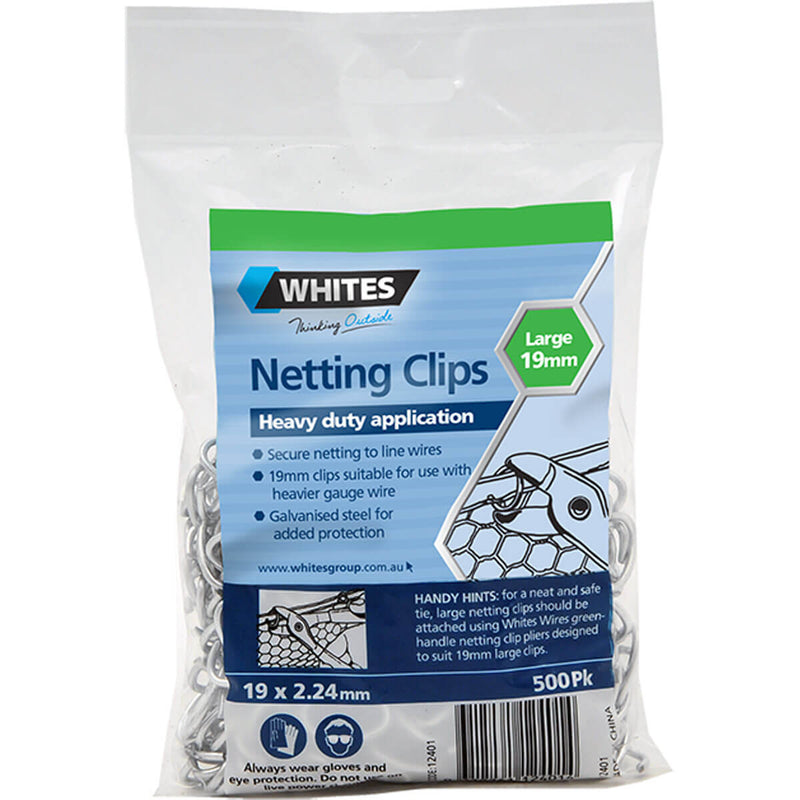 Whites Netting Clips 500pk