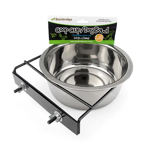 Bainbridge Coop Cup Stainless Steel with Clamp